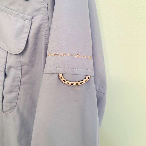 Columbia Blue PFG Bahama Long-Sleeve Shirt M - Picture 7 of 10